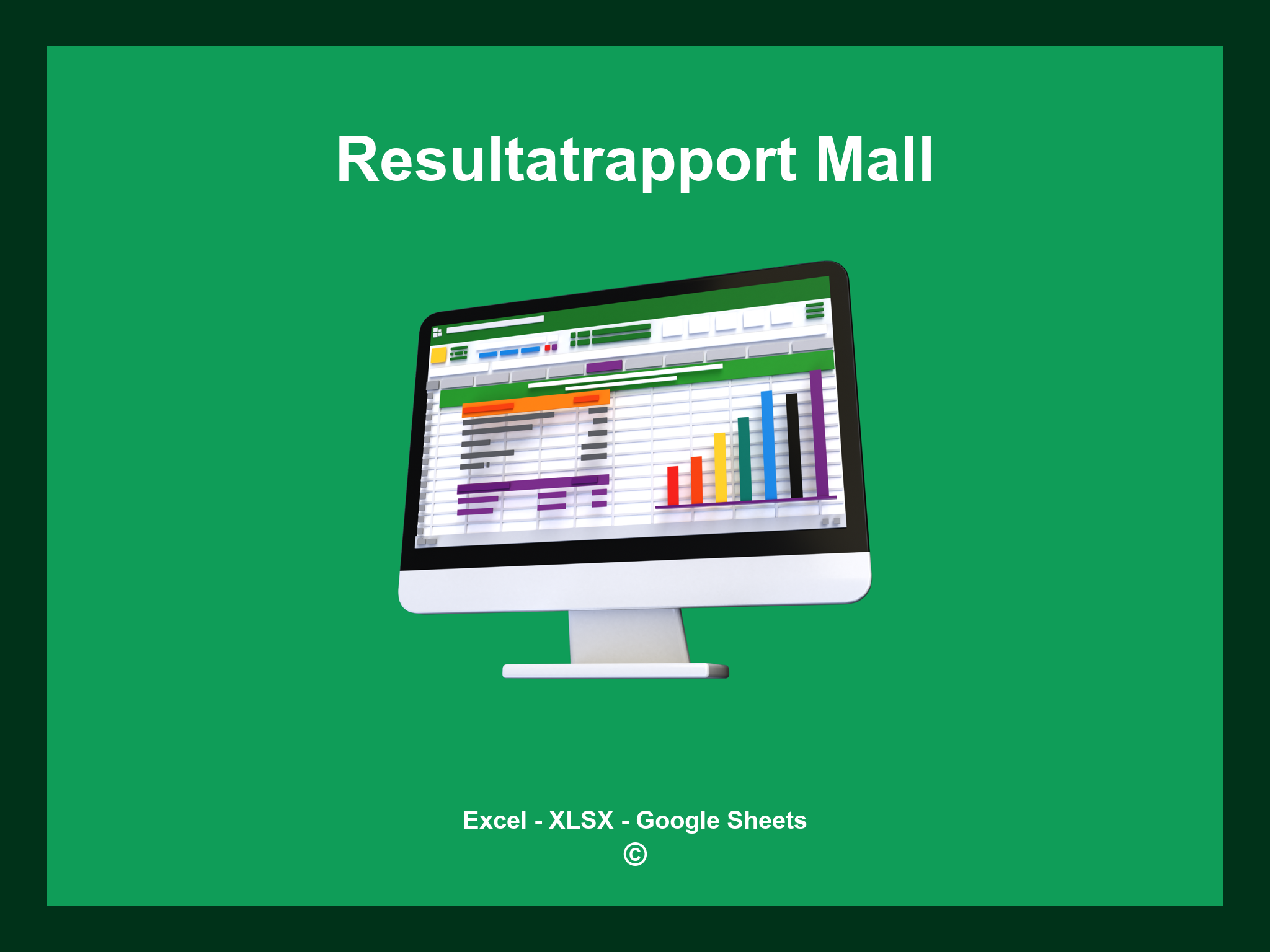 Resultatrapport Mall